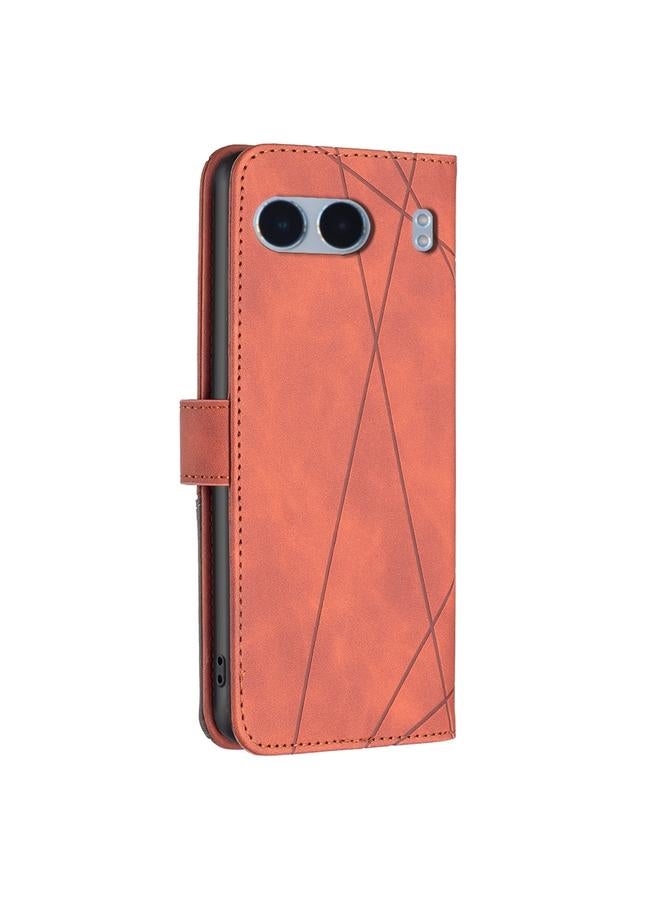 S-TOP Case For OnePlus Nord 4 BF05 Magnetic Buckle Rhombus Texture Leather Phone Case - Image 4