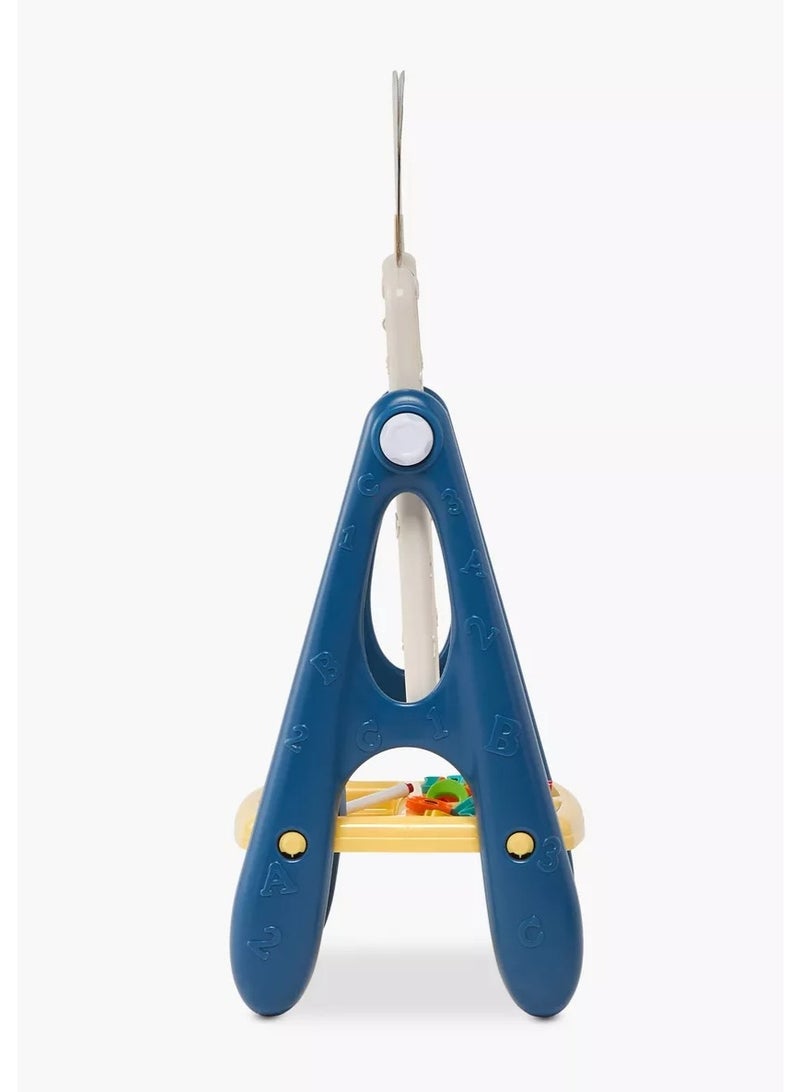 Toy Box Adjustable Plastic Standing Art Easel Whiteboard and Chalkboard With Chalk, Markers, Eraser, Clips Drawing Board For Kids - Image 3