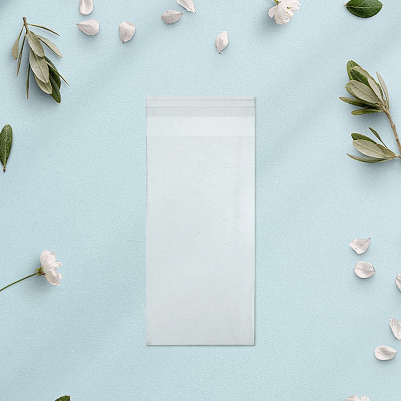 600 Pcs OPP Candy Packaging Bags 7x3.1in Transparent Self-Sealing Treat Bags Leak-Proof Chocolate Wrapping Sleeves for Bakeries Lollipop Display - Image 5