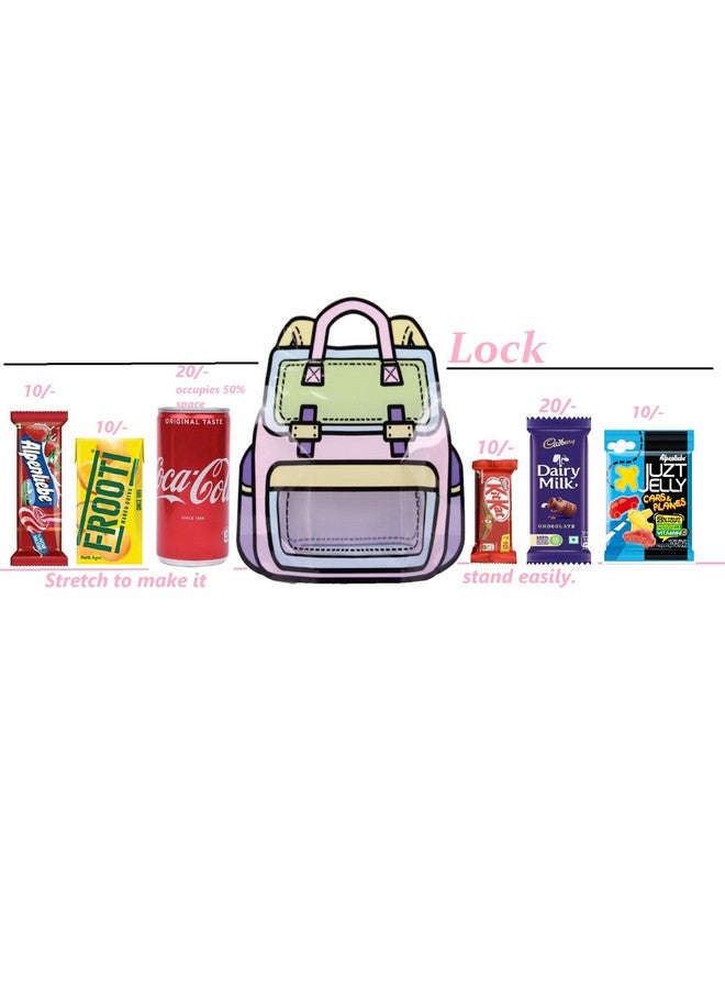 Chocozone Pack of 25 House Theme Guddy Bags Party Favor Bags Cookie Bags Birthday Party Return Gift Bags Goody Bags for Return Gifts for Kids(15*18cm) - Image 2