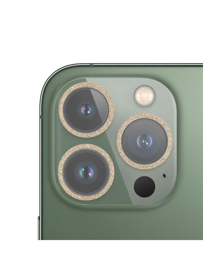 اس-توب جراب لهاتف iPhone 13 Pro / 13 Pro Max مع حلقة لامعة من الزجاج المقوى وفيلم عدسة الكاميرا - Image 1