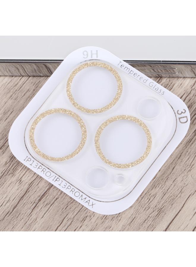 اس-توب جراب لهاتف iPhone 13 Pro / 13 Pro Max مع حلقة لامعة من الزجاج المقوى وفيلم عدسة الكاميرا - Image 4