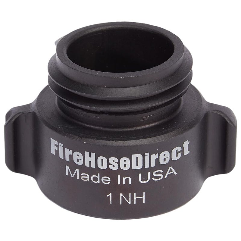 FireHoseDirect Aluminum 1" Female NPSH to 1" Male NH Fire Hose Adapter - Image 1