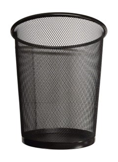 Generic DIVCHI Circular Mesh Wastebasket Trash Can, Waste Basket Garbage Can Bin for Bathrooms, Kitchens, Home Offices, Dorm Rooms(BLACK)  - Image 1