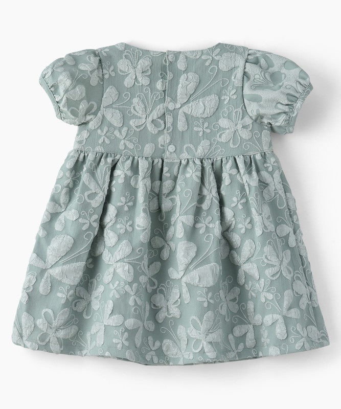 TINY HUG BABY GIRL PARTY FLORAL DRESS - Image 2
