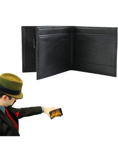 Generic Magic Fire Wallet Trick Magic Show Wallet Fire Flaming Wallet Leather Street Show Props Inconceivable Wallet Gimmick Comedy Magic Props  - Image 1