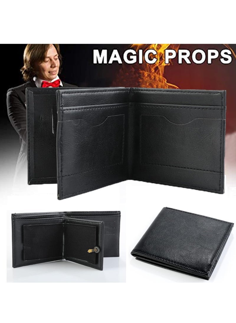 Generic Magic Fire Wallet Trick Magic Show Wallet Fire Flaming Wallet Leather Street Show Props Inconceivable Wallet Gimmick Comedy Magic Props  - Image 3
