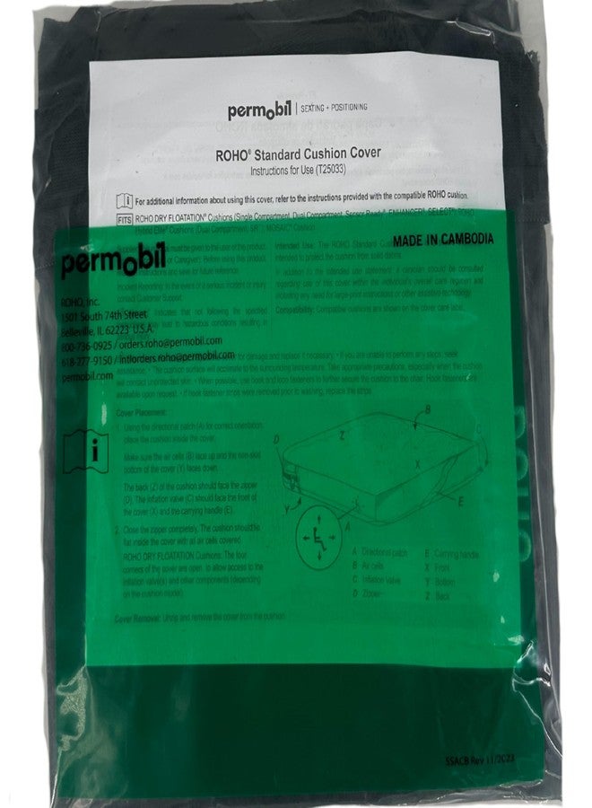 Roho Cushion Cover 21.25" x 17" x 4.25" - Part # COV-SSA119 - Image 1