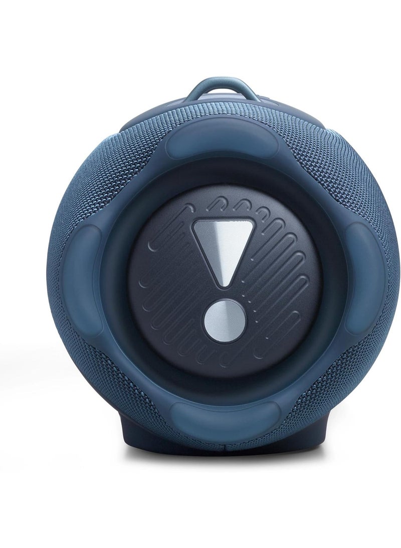 جي بي إل مكبر صوت JBL Xtreme 5 المحمول مع تعزيز الصوت بالذكاء الاصطناعي وبنك طاقة مدمج - 24 ساعة من التشغيل ومقاوم للماء بمعيار IP67 باللون الأزرق - Image 4
