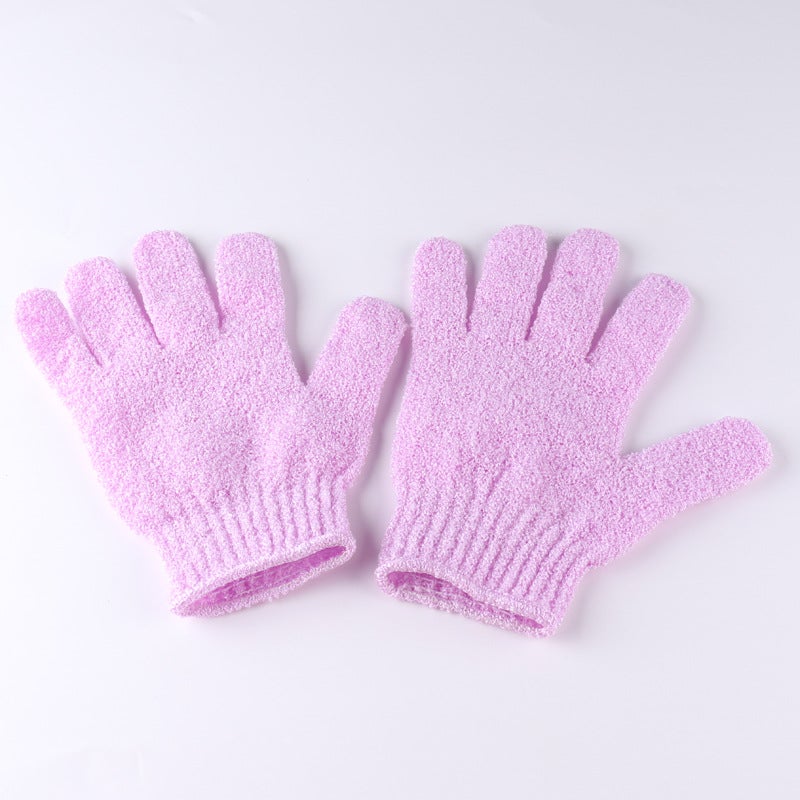 Large Double-Sided Exfoliating Bath Glove - Nylon Five-Finger Scrubbing Towel for Body Cleansing - Image 4