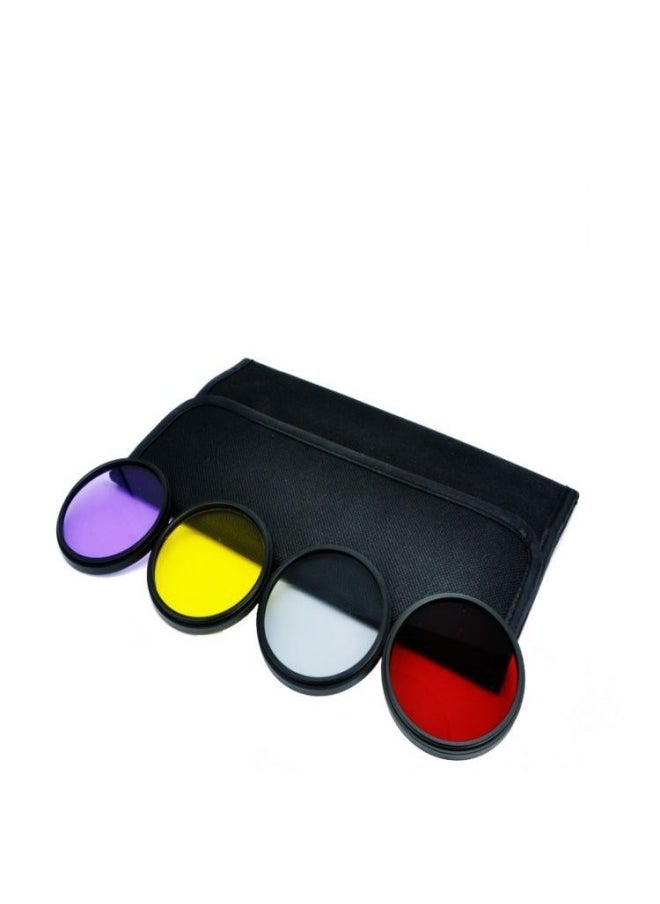Generic SLR Camera Full Color Filter 52586777 Yellow Orange Red Green Blue Purple Full Color Round Filter Diving Balance Piece-Color:Red-Dimensions:25mm (customized)  - Image 4