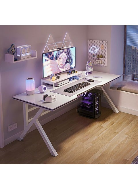 K-Shaped Sturdy Computer Desk And Gaming Table Workstation Home Office Desk 100 CM