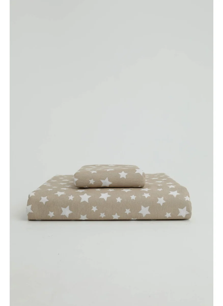 فافورا Gold Single Duvet Cover Set - Beige