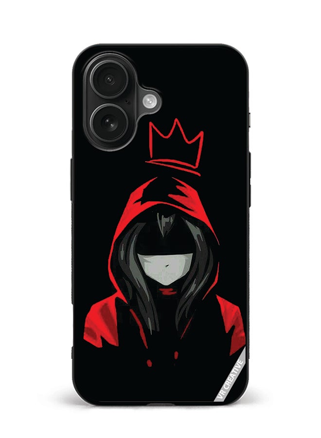 VR CREATIVE Protective Case Cover For Apple iPhone 16 Plus Hell Girl Design Multicolour