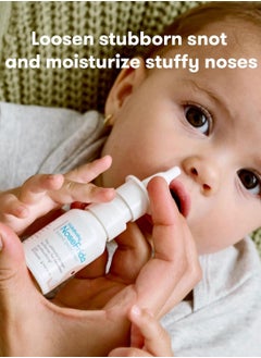 All-Natural Baby Saline Nasal Spray | Made in Sweden | Gentle Moisturizing Mist for Newborn & Infant Congestion Relief | Loosens Mucus & Clears Stuffy Noses | Non-Medicated & Safe - pzsku/ZFBA3C5B70E471C3FF561Z/45/1741084315/95ff1ab6-386e-450a-9c30-90fcca5a7974