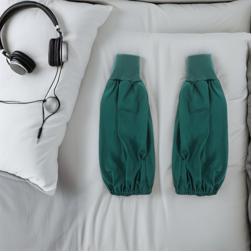1 Pair Breathable Cotton Arm Sleeves for Elastic Protective Oversleeves Use Reusable Forearm Covers for Professionals - Image 2