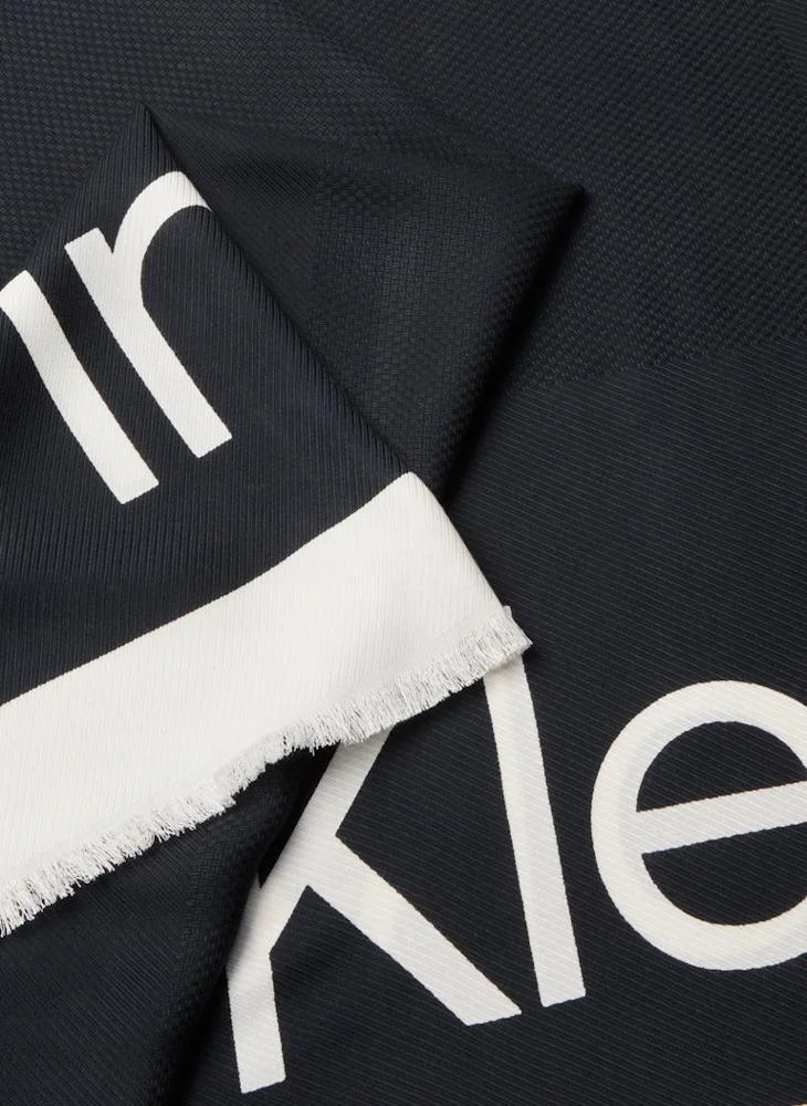كالفن كلاين Logo Light Weight Scarf