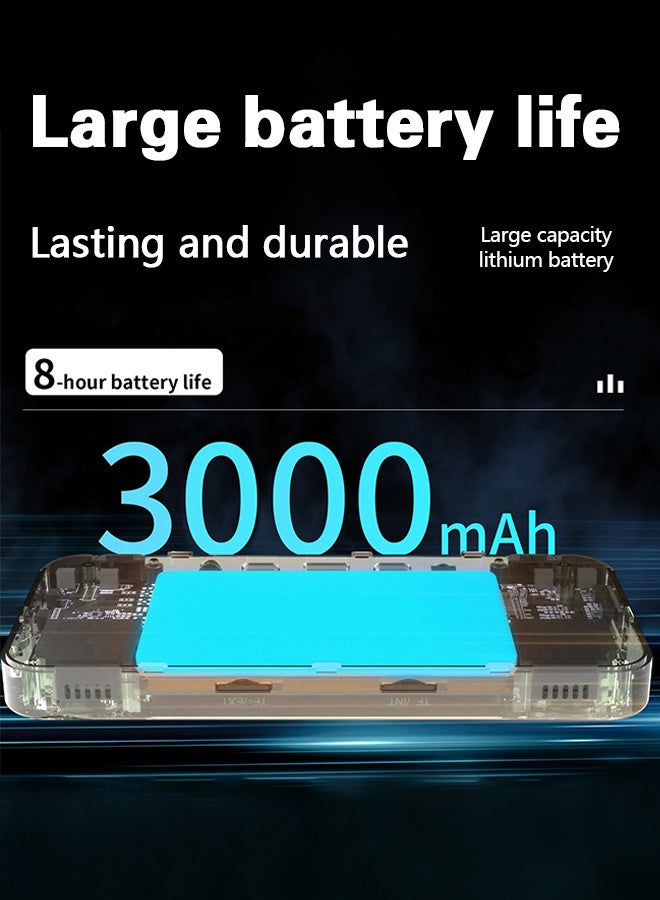  أمباون أجهزة الألعاب المحمولة باليد R36H المزودة بنظام لينكس مفتوح المصدر، وحدة معالجة مركزية Cortex-A35، بطاقة TF بسعة 128 جيجابايت تأتي مع أكثر من 30,000 لعبة كلاسيكية، شاشة IPS مقاس 3.5 بوصة محمولة كلاسيكية محمولة باليد (برتقالي) - Image 2