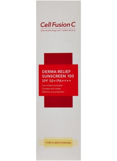 Cell Fusion C Derma Relief Sunscreen 100 SPF50+/PA++++ 50ml  - Image 2