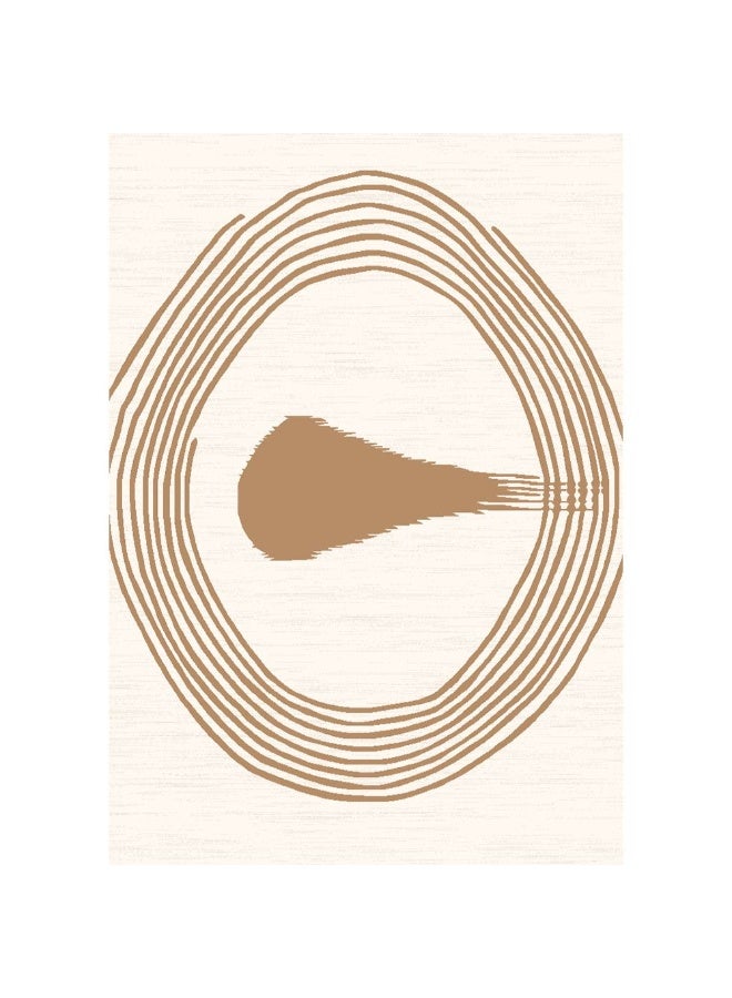 DANUBE HOME La Perle Modern Abstracts Rug |Washable Modern Rugs Style | Polypropylene+Polyester Area Rug Floor Covering | Indoor Carpet For Living Room Dining Bedroom 240X340cm-White Rust-231200400527 - Image 4