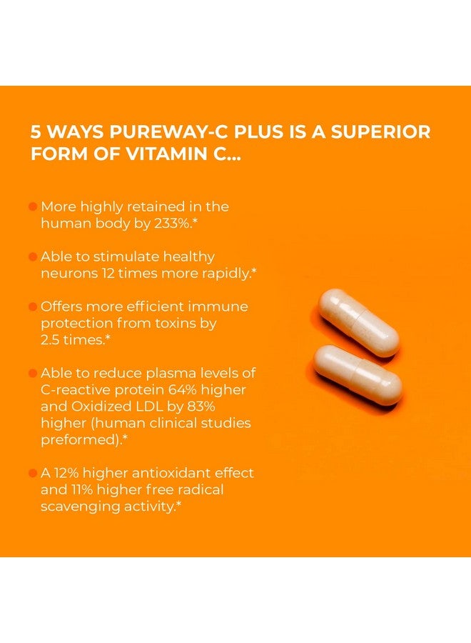 Jigsaw Health Purewayc Plus With Llysine And Quercetin 120 Capsules - Image 5