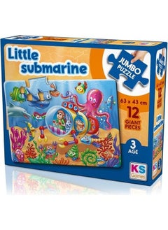 Little Submarine Jumbo Boy Puzzle 12 Pieces - pzsku/ZFBA474231D1846B7F75FZ/45/_/1735921059/a7739250-1003-4d44-9b68-6c79024af6df