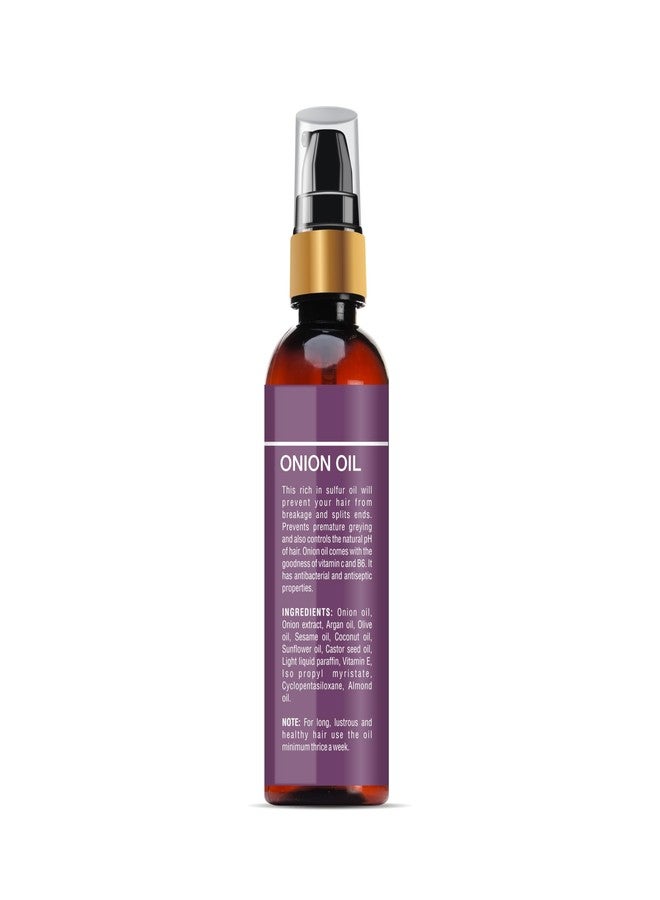 N Plus N+ Professional Onion Hair Oil | Enriched with Onion Extract | Reduces Hair Fall, Controls Dandruff & Strengthens Hair | Nourishing & Scalp-Revitalizing Formula | Promotes Thicker, Healthier Hair Growth | 100ml - Image 4