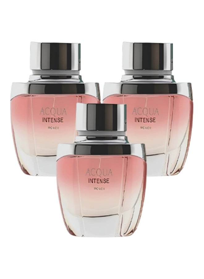 DELONGPRE 3 Pieces Acqua Intense Perfume For Women 100ml EDP - Image 1