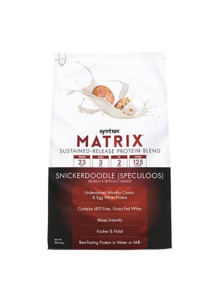 Syntrax Nutrition Matrix Protein Powder, Sustained-Release Protein Blend, Real Cookie Pieces, Snickerdoodle, 2 lbs - pzsku/ZFBA48FFD5EA257B3AD9FZ/45/_/1739864990/ef7052cd-44bf-4007-87bd-ccff3b1ee5e3