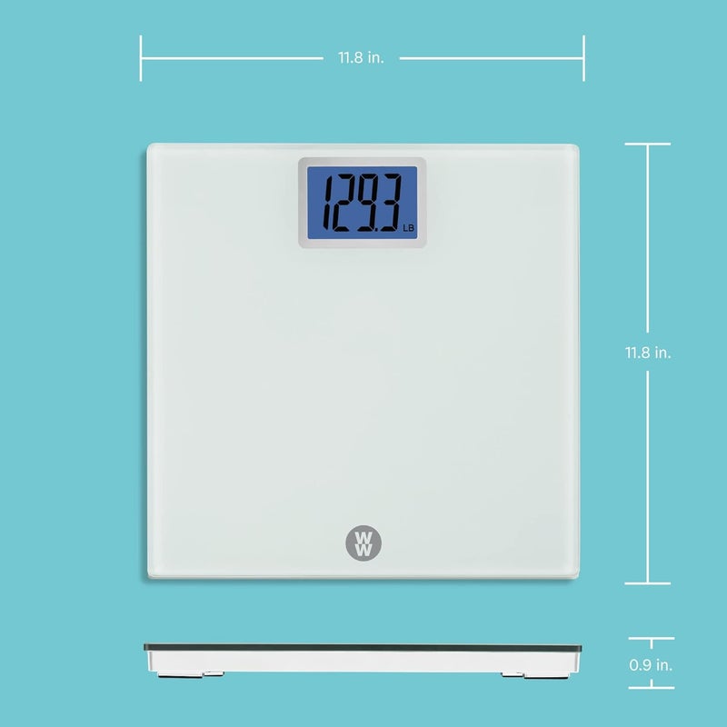 CONAIR Weight Watchers Scales by Conair Scale for Body Weight Digital Bathroom Scale in White - Image 5