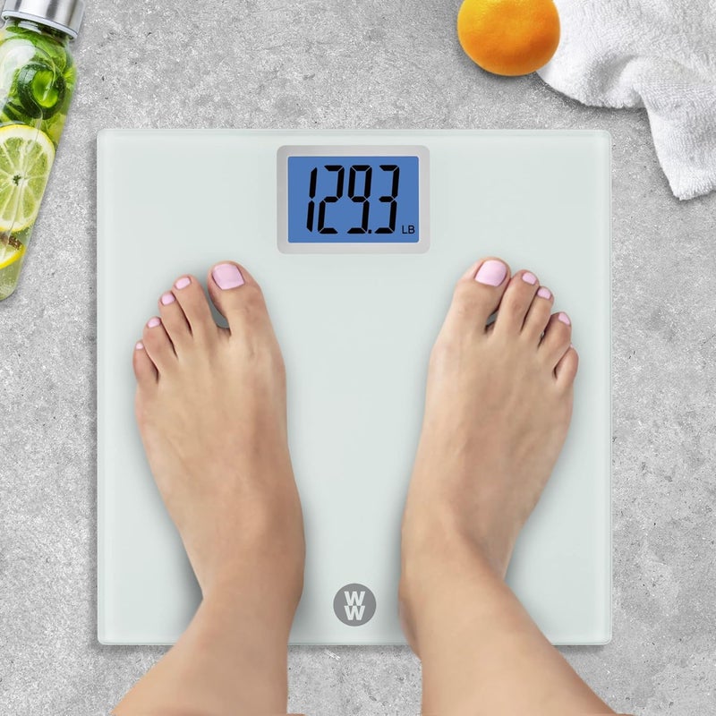 CONAIR Weight Watchers Scales by Conair Scale for Body Weight Digital Bathroom Scale in White - Image 2