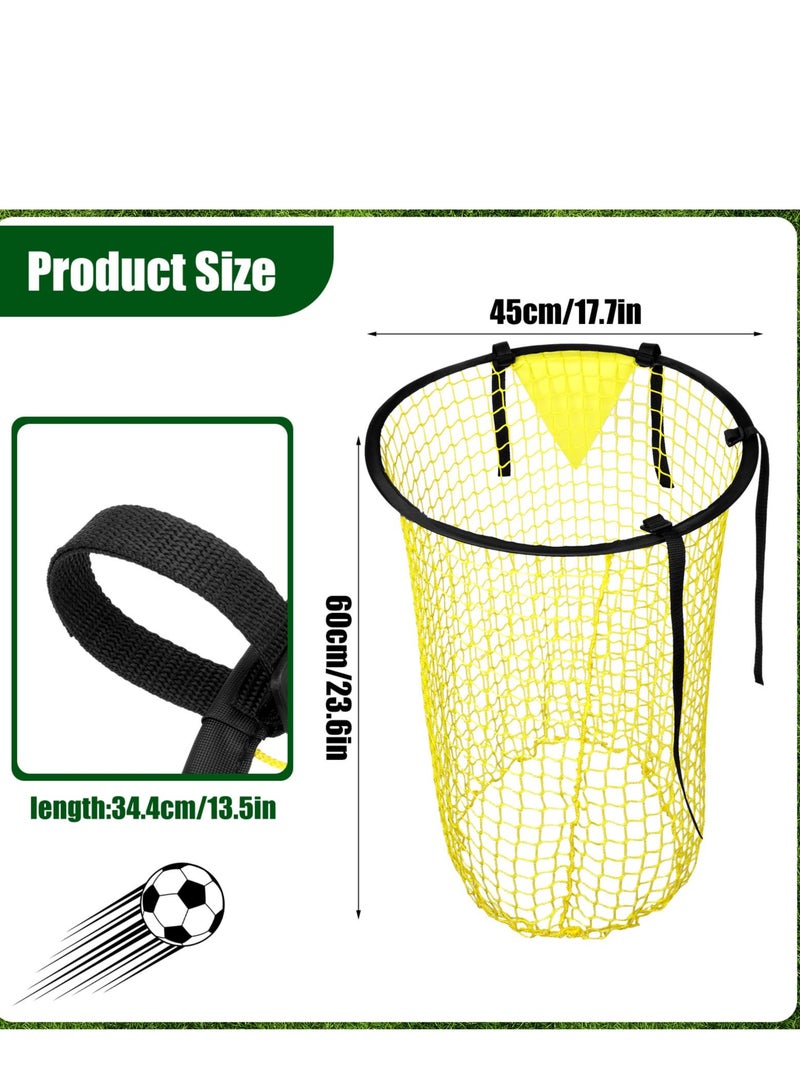 Cuken 2Pcs Top Bins Football Targets,Football Goal Target Net for Practice Your Footwork and Assist You in Becoming a Master of Free Kicks and Penalty Kicks  - Image 3