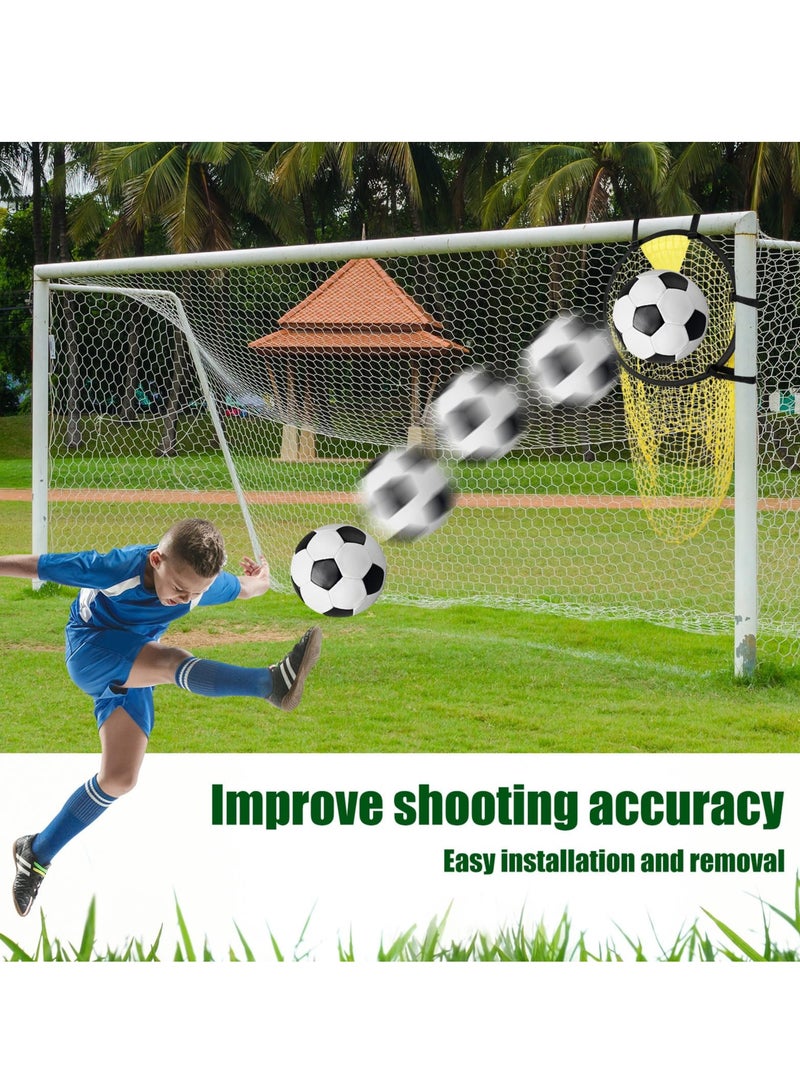 Cuken 2Pcs Top Bins Football Targets,Football Goal Target Net for Practice Your Footwork and Assist You in Becoming a Master of Free Kicks and Penalty Kicks  - Image 5