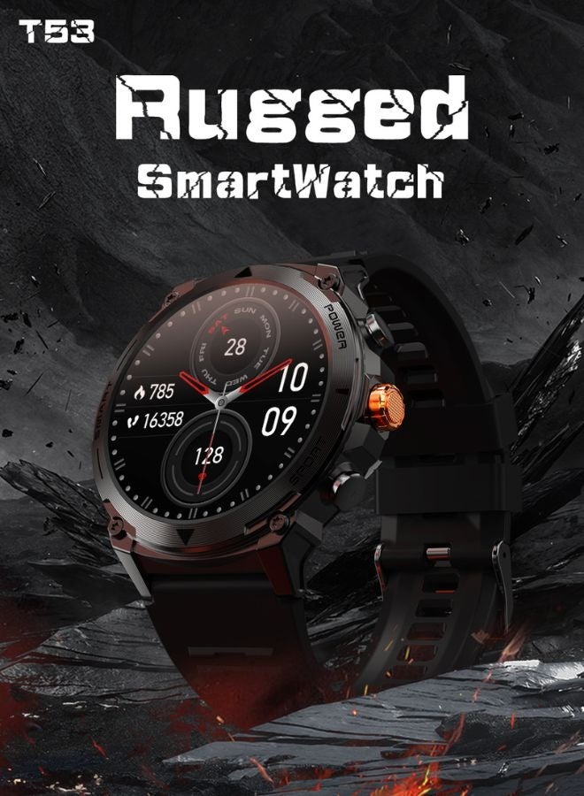 TELUX ACTIVEX Smart Calling Watch, 1.43” AMOLED Display, 2 Straps (Stainless Steel & Silicon) AI Voice Assistant, Sleep Tracking, 100+ Modes, IP67 Waterproof, 10-Day Battery, Android & iOS App - Image 2