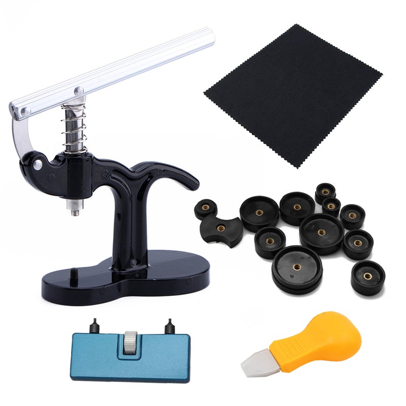 16PCS Professional Press Battery Replacement Changing Watch Tool Kit Fitting Dies For Watch Back Remover Closer Repairing - Image 1