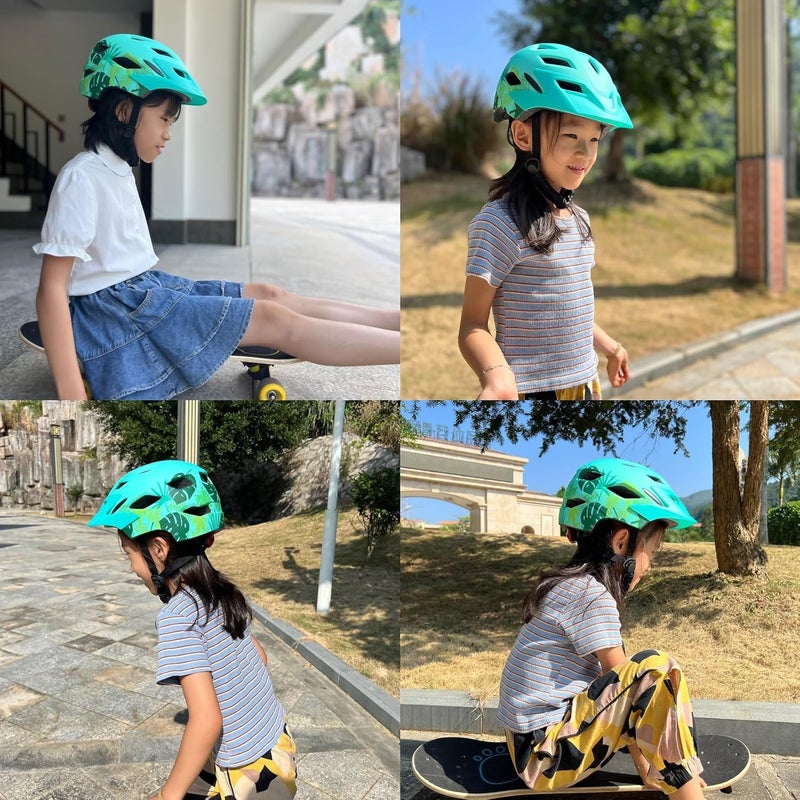 Bavilk Kids Bike Helmet, Kids Boys Girls Bike Helmets with LED Light Detachable Visor Children Youth Teen Multi-Sport for Skating Cycling Scooter Skateboard Adjustable & Lightweight 19.7"-22.4" - Image 5