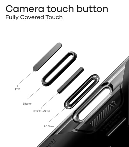 Aulumu A17 iPhone 17 Pro Magnetic Thermal Case | CoolHyper | with Camera Control | IMD Technology | Compatible with Magsafe | Touch Translucent White - Image 5