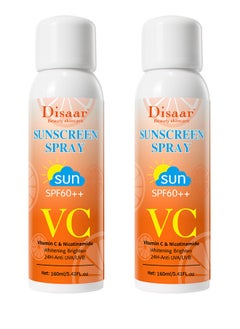 2 Pieces Of Sunscreen Spray SPF 60 Vitamin C 2 X  160 ml - pzsku/ZFBA4F09C96D2C041C435Z/45/_/1694619011/92da4c1b-fef1-4675-9fc8-881e7ff1370b