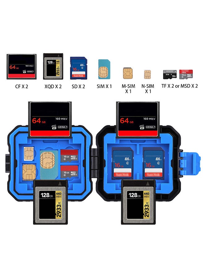 PULUZ - PULUZ  Waterproof Memory Card Reader Storage Box  for USB CF TF Reader SIM Cards Protector Case Holder for Tablet Computer Notebook & Android Smartphones PU5001 - Image 1
