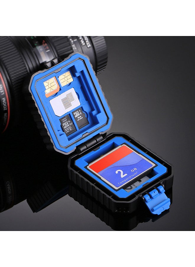 PULUZ - PULUZ  Waterproof Memory Card Reader Storage Box  for USB CF TF Reader SIM Cards Protector Case Holder for Tablet Computer Notebook & Android Smartphones PU5001 - Image 1