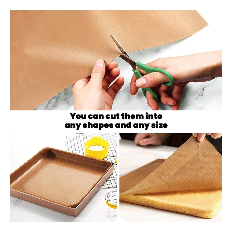 Durgdas PTFE Teflon Sheet for Heat Press Transfer Reusable Waterproof Baking Mat Multipurpose NonStick Mat for Akki Roti Obbattu Holige Chapathi Puran Poli Rolling Mat BBQ Grill More - Image 4