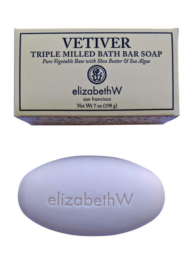 elizabeth W Vetiver Triple Milled Bath Bar Soap By Elizabethw San Francisco - Image 3