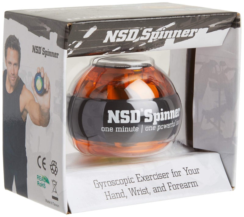 NSD PB-688 AMBER Essential Spinner Gyro Hand Grip Strengthener Wrist Forearm Exerciser - Image 2