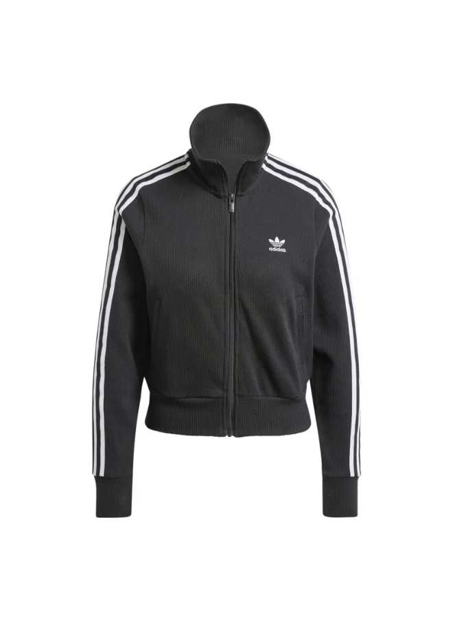 اديداس اوريجينالز adidas FB KNITTED TOP Black Originals Women TRACK TOPS