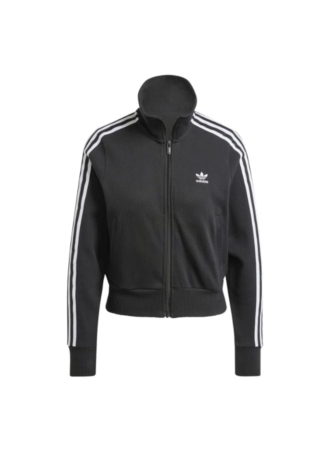 اديداس اوريجينالز adidas FB KNITTED TOP Black Originals Women TRACK TOPS