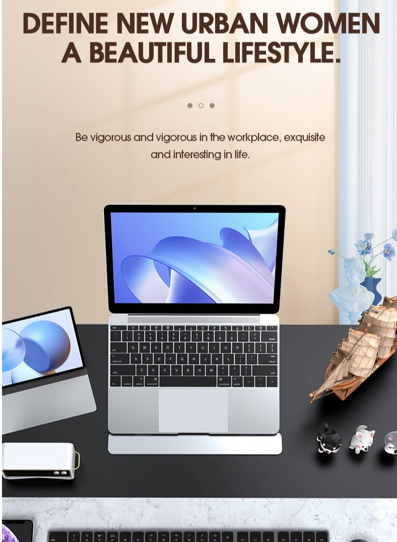 ARNOTEC Wireless Bluetooth Mouse Rechargeable – Dual Mode 2.4G + Bluetooth 5.0 Ergonomic Metal Scroll Wheel Mouse, 3 DPI Levels Adjustable, Silent Click, 69g Lightweight, Type-C Charging for Laptop/Desktop/iPad - Image 5