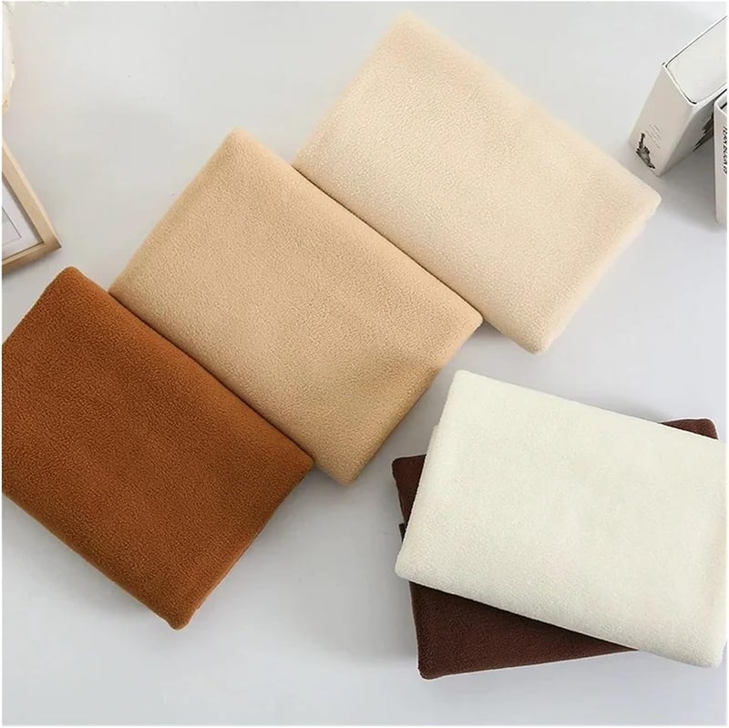 Thickened Polar Fleece Fabric Single Sided Short Plush Cloth DIY Material Outerwear Jackets Lining Hoodie(Color 7,50x160cm) - Image 5