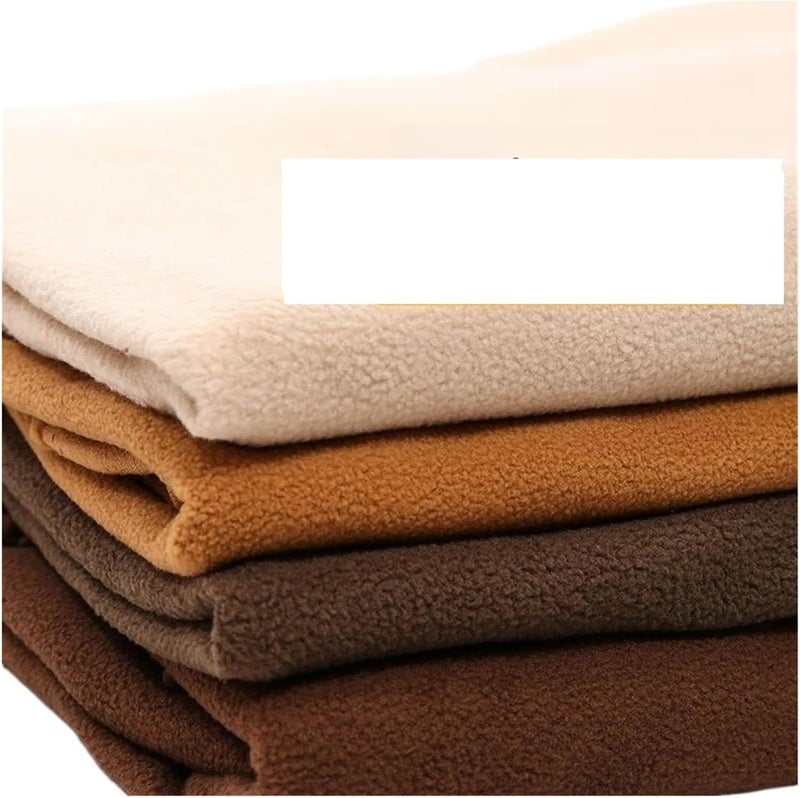 Thickened Polar Fleece Fabric Single Sided Short Plush Cloth DIY Material Outerwear Jackets Lining Hoodie(Color 7,50x160cm) - Image 2