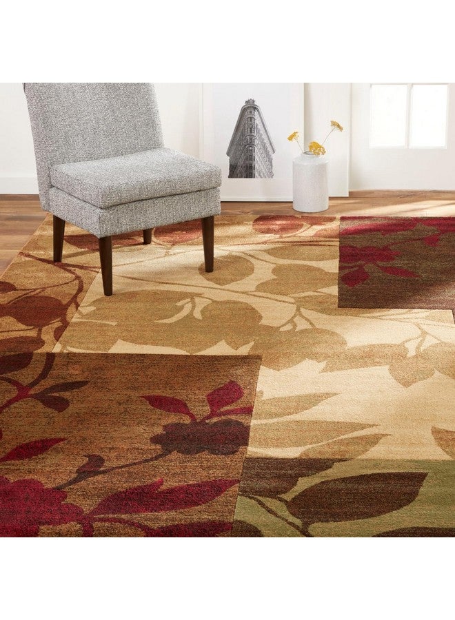 Home Dynamix Tribeca Amelia Modern Area Rug | 39" X 55" Rectangle | Beige/Green/Red - Image 2