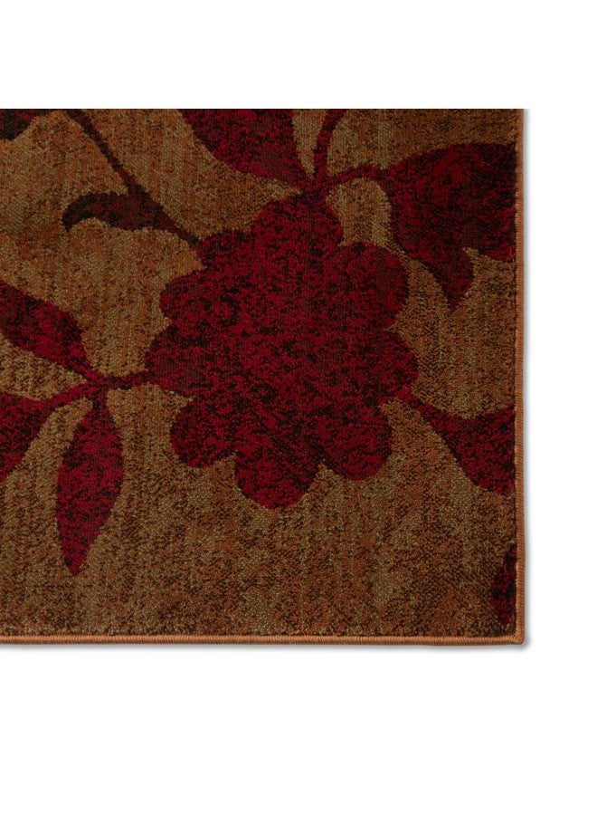 Home Dynamix Tribeca Amelia Modern Area Rug | 39" X 55" Rectangle | Beige/Green/Red - Image 4